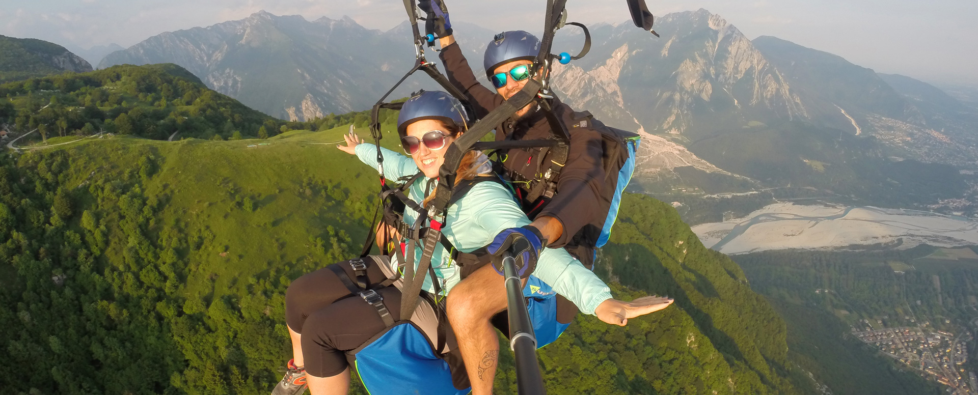 Voli in tandem biposto parapendio e deltaplano in Friuli Venezia Giulia