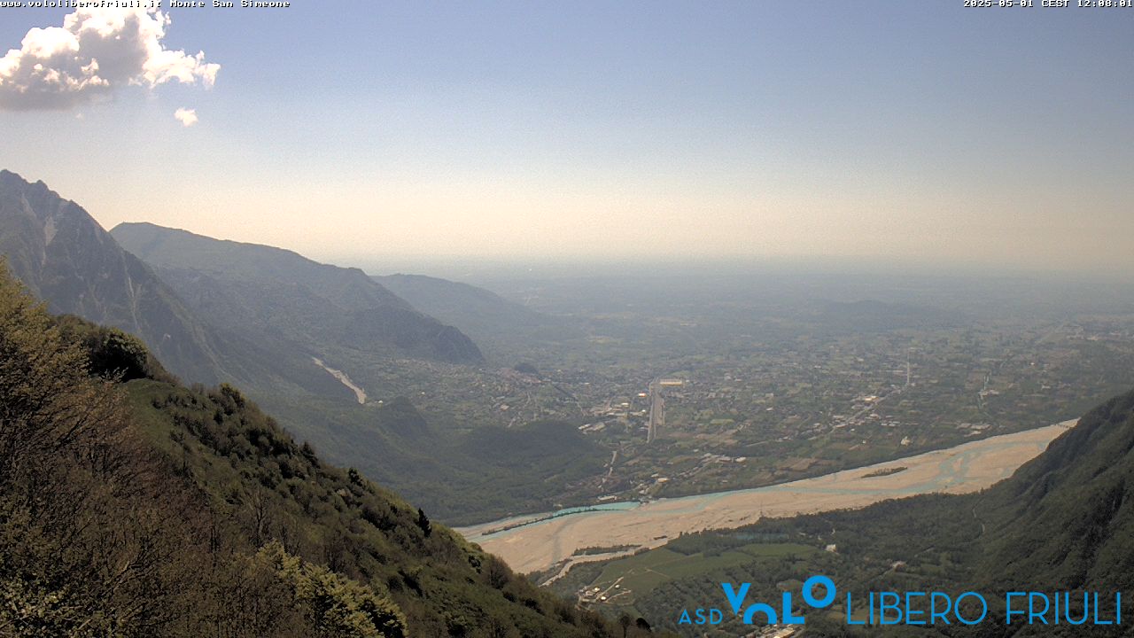 vista su pianura dal San Simeone